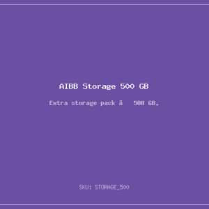 AIBB Storage 500 GB